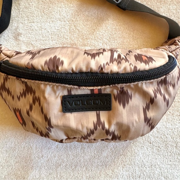 Brown Abstract Volcom Moon-Shaped Waist Bag - Picture 2 of 5